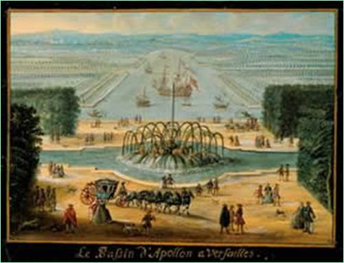 Fig. 2 Versailles Grand Canal as a model testing basin for ships